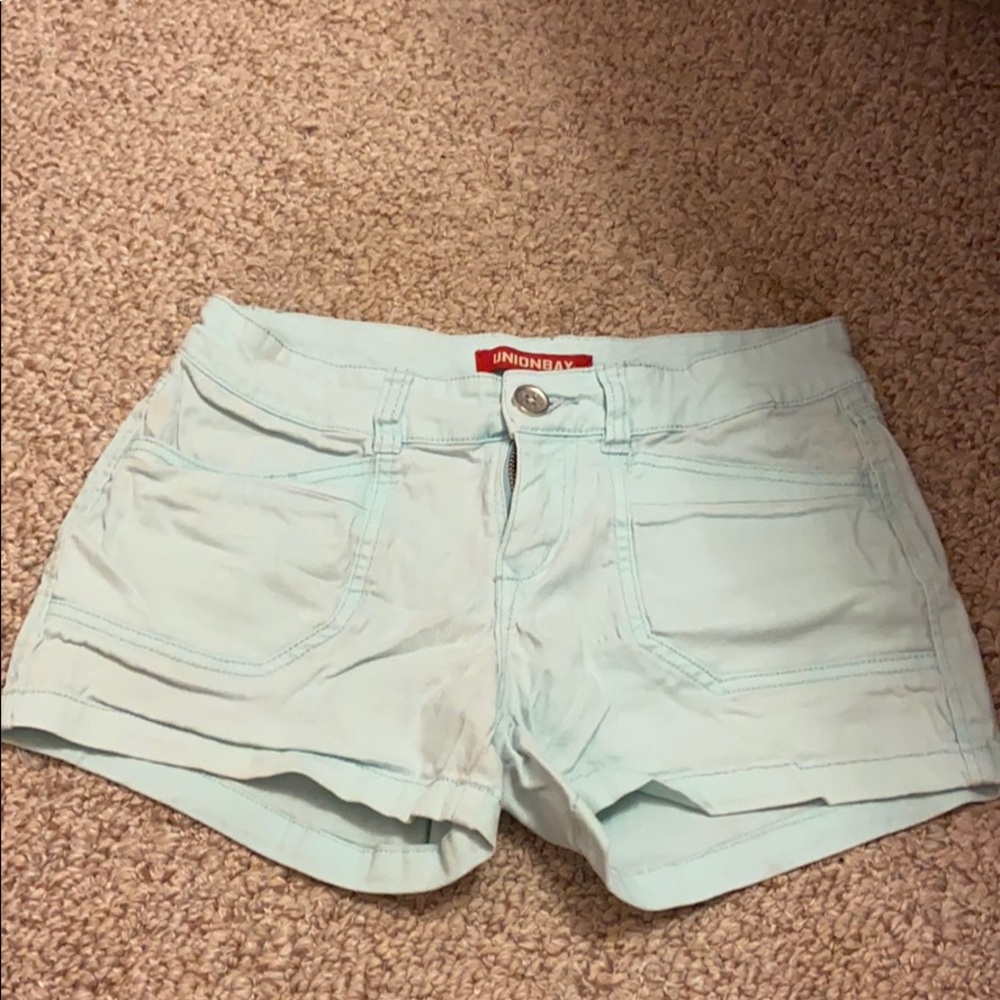 Mint Green Union Bay Mid Thigh Shorts